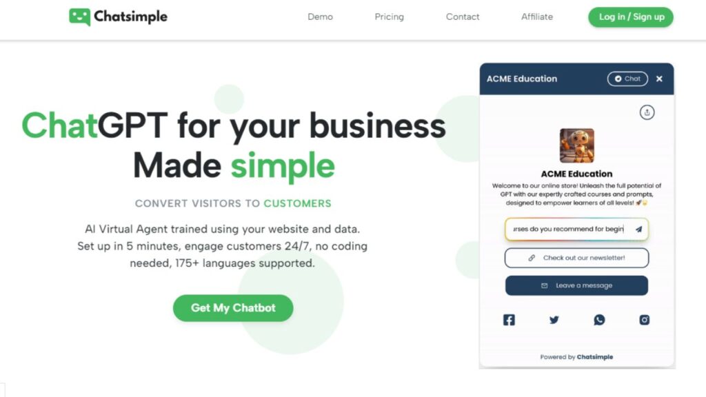 Chatsimple Ai Review 2023: Details, Pricing, Alternative